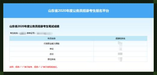 公务员成绩查询(国考成绩在哪里查)