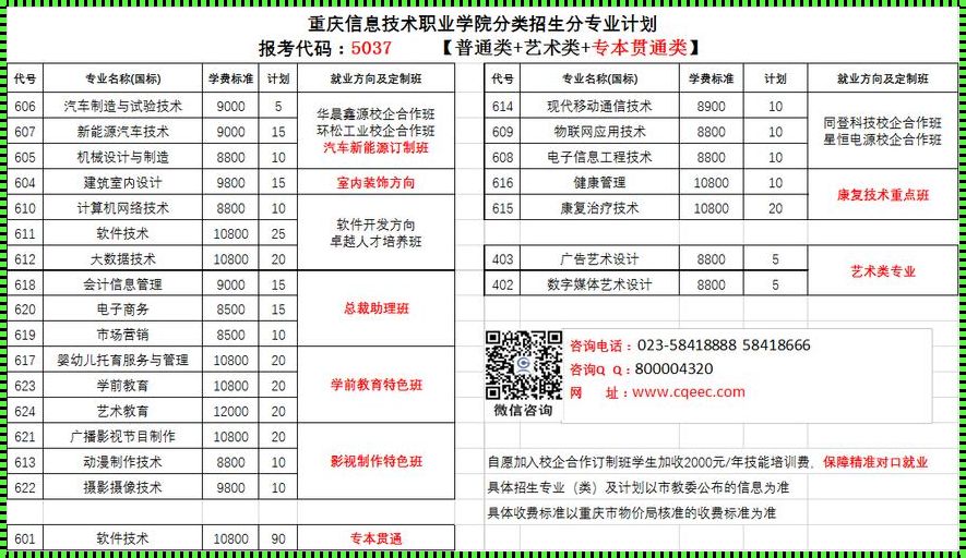 重庆信息技术职业学院学费[2022年重庆信息技术职业学院招生章程]