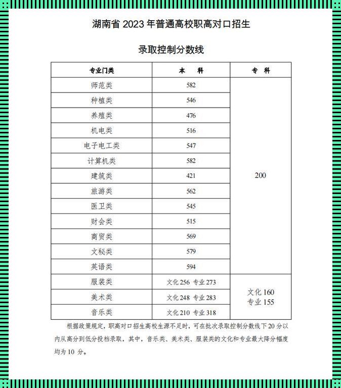 湖南2023年高考分数线一览表：未来的画卷，震惊世界的序章