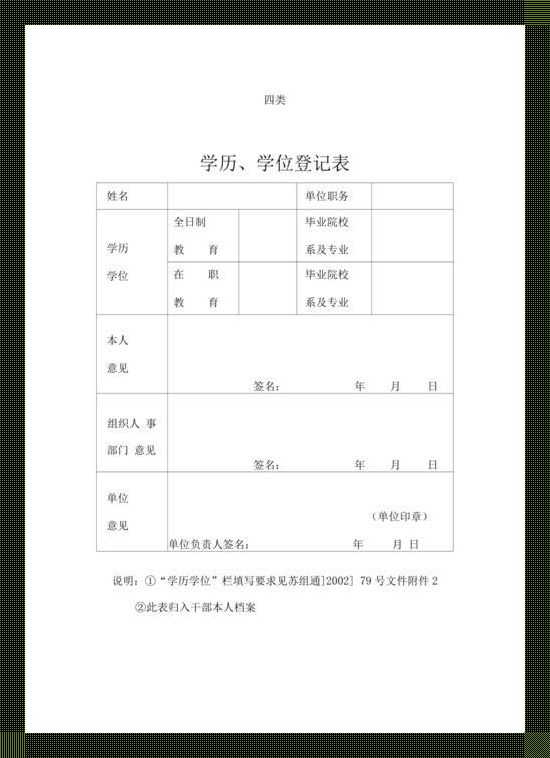 初始学历一般填什么：人生的初阶印记